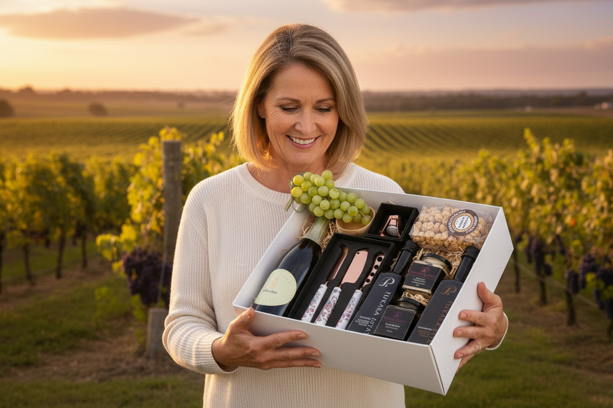 Simple Appreciation Receiving Gourmet Wine Hamper